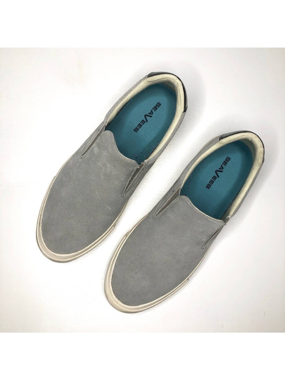 SEAVEES Gray Suede Slip On